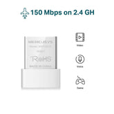 Adaptador Mini N150 Mercusys,  Mw150us